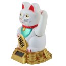 Glückskatze - Maneki-neko - Winkekatze Solar -...