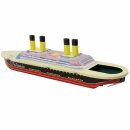 Blechspielzeug - Boot Titanic - Kerzenboot - Pop Pop...
