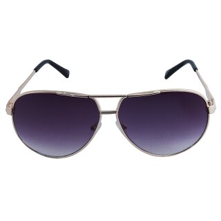 Aviator Sunglasses - M - gold - black shaded