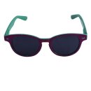 80s Retro Sunglasses twocolored - purple & green