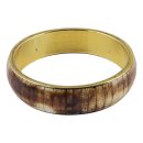 Armreif - Armschmuck - Marmoroptik - braun-beige 2 - 1,5 cm