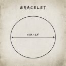 Armreif - Armschmuck - Marmoroptik - braun-beige 2 - 1,5 cm