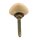 Ceramic door knob shabby chic triangular - unicolour - ocher