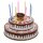 Blechspielzeug - Geburtstagstorte aus Blech - mit Kerzen und Melodie