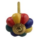 Möbelknauf aus Keramik Shabby Chic Rosette -...