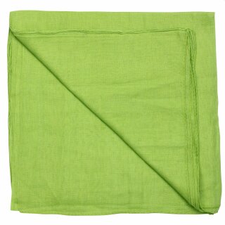 Baumwolltuch - grün - hellgrün - quadratisches Tuch