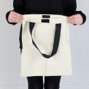 Stofftasche mit Applikation - Hell - Beutel