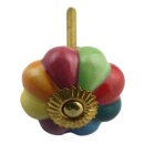Möbelknauf aus Keramik Shabby Chic Rosette -...