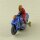 Tin toy - collectable toys - Motoracer blue
