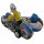 Blechspielzeug - Motorrad mit Beiwagen zum aufziehen - Blechmotorrad