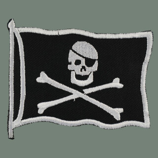 Aufnäher - Piratenflagge - Patch