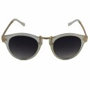 Retro Sunglasses - 50s, 60s Style - golden and white...