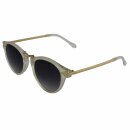 Retro Sunglasses - 50s, 60s Style - golden and white transparent