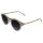 Retro Sonnenbrille - 50er, 60er Jahre - gold und weiß transparent