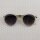 Retro Sonnenbrille - 50er, 60er Jahre - gold und weiß transparent