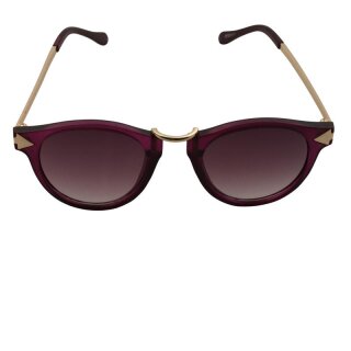 Retro Sonnenbrille - 50er, 60er Jahre - gold und lila