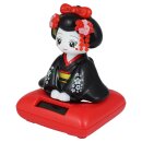 Wackelfigur Solar - Geisha sitzend - schwarz