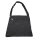 Stofftasche mit 3 Muster - türkis-lila-weiß - Schultertasche