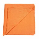 Cotton scarf - orange - squared kerchief