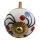Ceramic door knob shabby chic - Flower 18 - red-blue-magenta