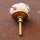 Ceramic door knob shabby chic - Flower 18 - red-blue-magenta