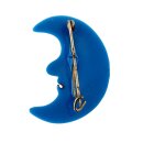 Pin - Moon face - blue - Badge