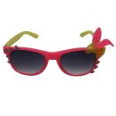 Freak Scene Kinder Sonnenbrille - mit Herzen - rosa und gelb