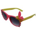 Freak Scene Kinder Sonnenbrille - mit Herzen - rosa und gelb