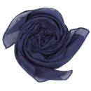 Cotton Scarf - blue - navy - squared kerchief