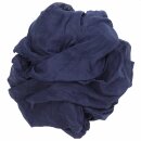 Baumwolltuch - blau - navy - quadratisches Tuch