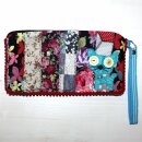 Pencil case made of cotton - Cat small - Patchwork...