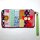 Pencil case made of cotton - Dog small - Patchwork Pattern 01 - Pocket