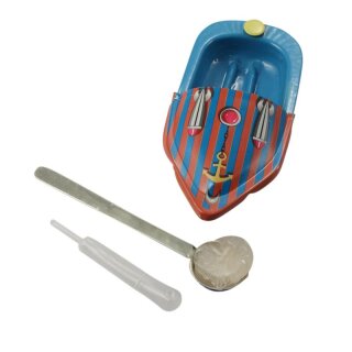 Tin Toy pop pop boat - collectable toys - Boat Mini Litho 10