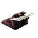 Business card holder - Hands - 7 cm - bordeaux