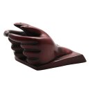 Visitenkartenhalter Hände - Visitenkarten-Hand - 7cm - bordeauxrot