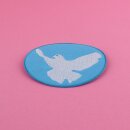 Patch - Peace dove - blue-white