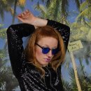 Freak Scene 60s glasses - M - blue