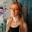 Freak Scene 60s glasses - M - yellow