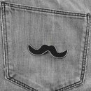 Aufnäher - Schnurrbart - Mustache gebogen Marcel Proust - Sticker