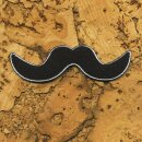 Aufnäher - Schnurrbart - Mustache gebogen Marcel Proust - Sticker