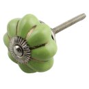 Möbelknauf aus Keramik Shabby Chic Rosette -...