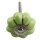 Ceramic door knob shabby chic Rosette - unicolour - green - silver