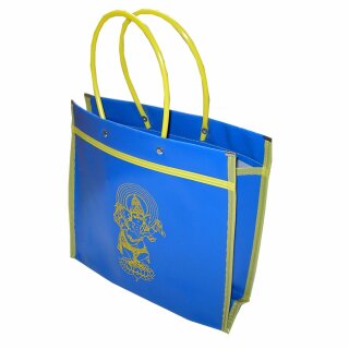 Carrying bag - big - Ganesh blue-yellow - Mexican bag
