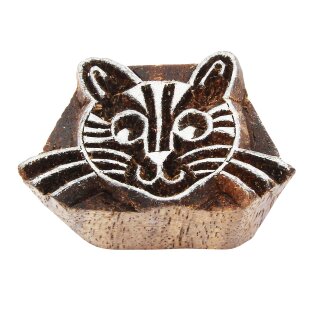 Wooden Stamp - Cat 01 - 1,2 inch - Stamp made of wood