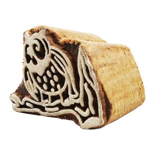 Wooden Stamp - Owl 02 - 1,5 inch - Stamp made of wood