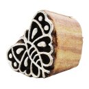 Wooden Stamp - Butterfly 02 - 1,3 inch - Stamp made of wood