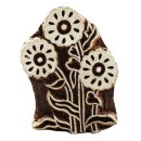Stempel aus Holz - Blumen - 4 cm - Holzstempel