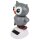 Wackelfigur Solar - Eule - grau