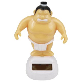 Dashboard wobble figure Sumo wrestler solar