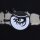 Patch - Clockwork - Eye white-black 7,5 cm